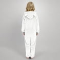 thumbnail image 3 of Pyjama d'Hiver pour Filles Combinaison à Capuche à Manches Longues pour Filles Pyjama Uni pour Chaleur Hivernale Décontractée Combinaison à Manches Longues, 3 of 6