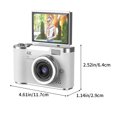 thumbnail image 3 of DZCPSCZG Student Digital Camera 2.4 Inch Flip Screen Autofocus 1080P High Definition Selfie Beauty Camera, 3 of 6