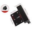 thumbnail image 3 of Alloy Reinforced Door Lock Security Guard for Hotel Guesthouse and Interior Door, 3 of 8