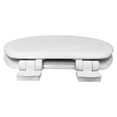 thumbnail image 4 of MAINSTAYS 17" WOOD SLOW-CLOSE TOILET SEAT IN WHITE, 4 of 6
