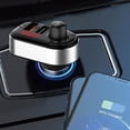 thumbnail image 3 of HOARBOEG USB In-Car Adapter Wireless Bluetooth Kit QC3.1 Fast USB Charger Hands FM Bluetooth Transmitter Clearance Sale Holiday Gifts, 3 of 7