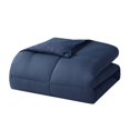 thumbnail image 2 of Nestl All Season Goose Down Alternative Comforter, Queen/Full, Navy, 2 of 6