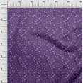 thumbnail image 3 of oneOone Georgette Viscose Purple Fabric Floral Craft Projects Decor Fabric Printed By The Yard 42 Inch Wide, 3 of 5