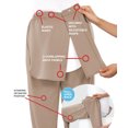 thumbnail image 2 of Silverts Men Poly Cotton Pant, S, Black, 2 of 2