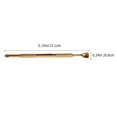 thumbnail image 2 of Shisuyan Nail Cleaner Golden Stainless Steel 1 Set 5.2x0.2in, 2 of 8
