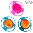 thumbnail image 2 of Baby Gyro Bowl 360 Degree Rotation Spill Resistant Kids Feeding Dish Bowl, 2 of 6
