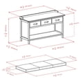 thumbnail image 4 of Winsome Adriana 2-Piece Storage Bench with Cushion Seat - 94306, 4 of 8