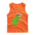 thumbnail image 1 of RXIRUCGD 2025 Vêtements d'Été pour Enfants Chemise de Base à Col Rond Sans Manches pour Garçons, 1 of 2