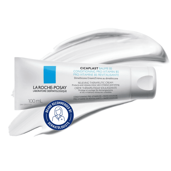 La Roche-Posay Baume Réparateur Cicaplast B5, Baume Apaisant Réparateur au Panthénol pour Peau Sèche, 100 ml