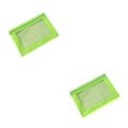 thumbnail image 2 of Decodeary Durable Pouch For Organizing Documents In Office Portable Zippered Pouch Fluorescent Green 2Set, 2 of 6