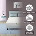 thumbnail image 2 of ViscoLogic HarmonyNap Twin Mattress, Made in Canada Firm Feel Sleep Cool Gel infused Supportive & Pressure Relief Mattress, CertiPUR-US® Certified Foam, 4 Inch Twin, 2 of 8