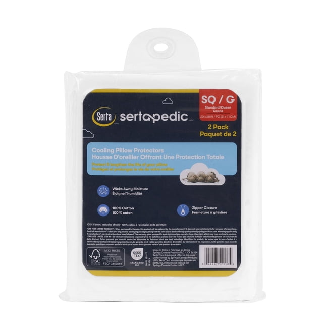 Serta Cooling Pillow Protector