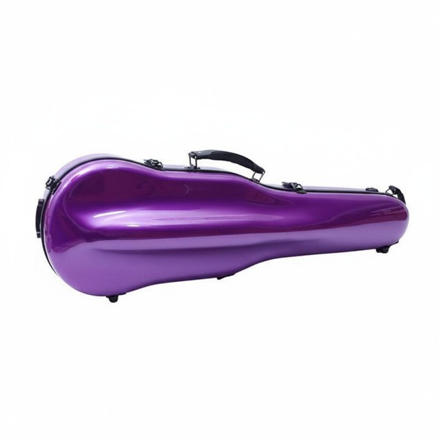 kowaku 4/4 Violin Case Waterproof Carbon Fiber Violin Case Shockproof Musical Instrument Accessory for Students, Professionals, School, Storage