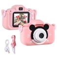 thumbnail image 1 of Mini Cartoon Kids Digital Camera 1080P Digital Video Camera for Kids Dual Lens 2.0 Inch IPS Screen Built-in Battery Cute Photo Frames Interesting Games with Neck Strap Birthday Christmas Gift for, 1 of 9