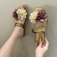 thumbnail image 5 of Sandals for Women Flower Flat Slippers High End Chic, 5 of 5