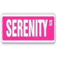 thumbnail image 1 of SignMission SS-SERENITY 18 in. Serenity Street Childrens Name Room Sign, 1 of 1