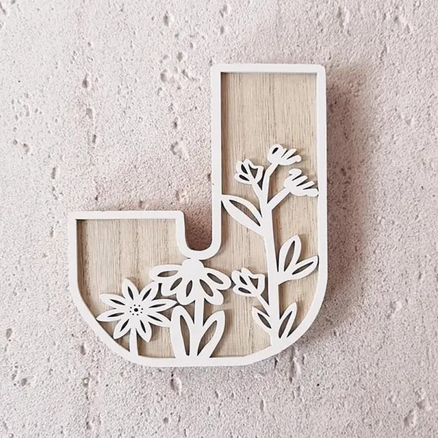 5 Inch Wooden Letters for Wall Decoration – for 's Room Craft Projects Name Signs Weddings and Home