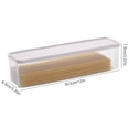 thumbnail image 3 of Hinati Clearance Lightning Plastic Pasta Container Noodle Storage Box Airtight Food Storage Containers Spaghetti Container for Kitchen Pantry Organization and Storage, Dishwasher safe, 3 of 8