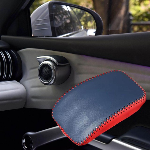 1PC Auto Door Handle Protective Cover for Byd Faux Leather Atto 3 Sleeve Tool Blue Red