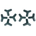 thumbnail image 2 of FLAMEEN Plant Stake Joint,3‑Way Connector,8Pcs 3-Way Plant Support Connectors Plastic Garden Climbing Stake Joint Greenhouse Accessory, 2 of 8