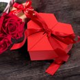 thumbnail image 3 of Boîte-cadeau de la Saint-Valentin à Deux Portes avec Ruban, Nœud et Cœur, 3 of 8