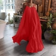 thumbnail image 4 of Robe d'Été Ample pour Femmes Mode Décontractée Unie Sans Manches à Bretelles Robe avec Poches Ample Dos Nu Grande Robe Ample Robe Ample pour Femmes Été, 4 of 8