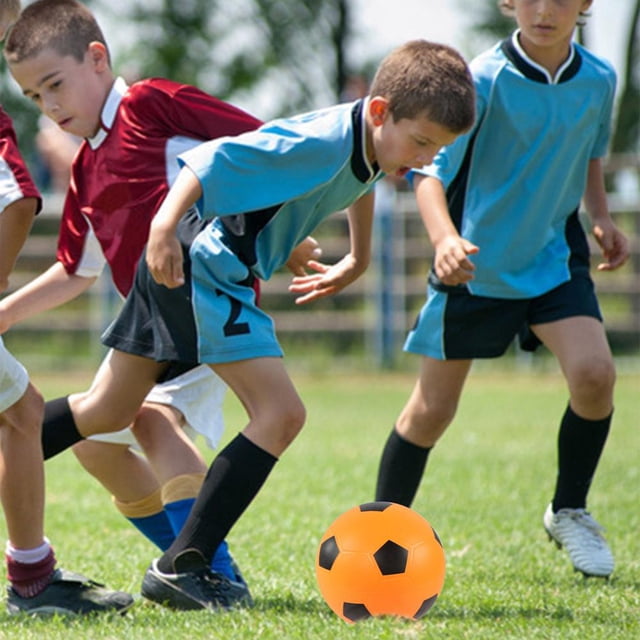 Feltree Silent Soccer Ball Quiet Training Ball for Home Practice Home Training Lightweight Children's Ball Toy Inflatable Ball For