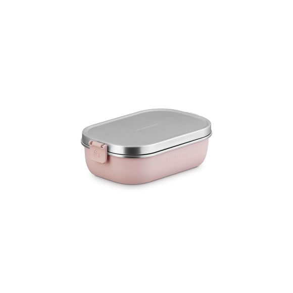 Le Creuset Boîte à Lunch en Acier Inoxydable à Emporter, 30 Oz, Rose Coquille