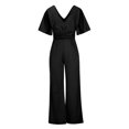 thumbnail image 4 of Babysbule Pantalons pour Femmes Combinaison Décontractée à Manches Courtes Européenne et Américaine, 4 of 6