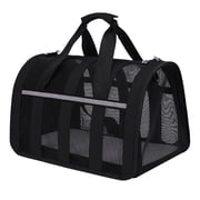 Cat Carrier, Large Opening Breathable Cat Carrier Bag with Comfortable Handle Oxford Cloth Folding Pet Carrier Mesh Pet Travel Carrier for Travel and Daily Use