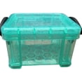 thumbnail image 1 of CHUANK Mini Plastic Storage Box with Locking Lid Clear Plastic Organizer for Small Crafts Stationery Jewelry Sewing Classroom, 1 of 19