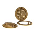thumbnail image 1 of GROCO Passoire à Coque Ronde en Bronze avec Porte d'Accès F-jusqu'à 2" à Travers-Coque, 1 of 1