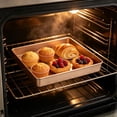thumbnail image 4 of Non-Stick Baking Tray,Cake Nougat Snowflake Oven Barbecue Home Baking Sheet, 4 of 6
