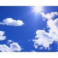 thumbnail image 3 of Papier de Plafond 3D Nuages Bleu et Blanc SKU# WAL0171, 3 of 8
