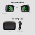 thumbnail image 4 of SDNall Digital Speedometer for Car, Heads Up Display with GPS for Real-Time Speed, Large Font Day Night Visibility, Plug and Play Installation, 4 of 9