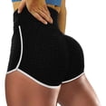 thumbnail image 1 of KIHOUT Women's High Waist Workout Shorts Butt Lifting Tummy Control Ruched Booty Running Yoga Shorts, 1 of 2