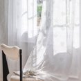 thumbnail image 4 of Curtains for Living Room Linen Textu es Long Farmhouse Casual Weave Back Tab Drapes Light Filtering Window Curtain Panels, 4 of 8