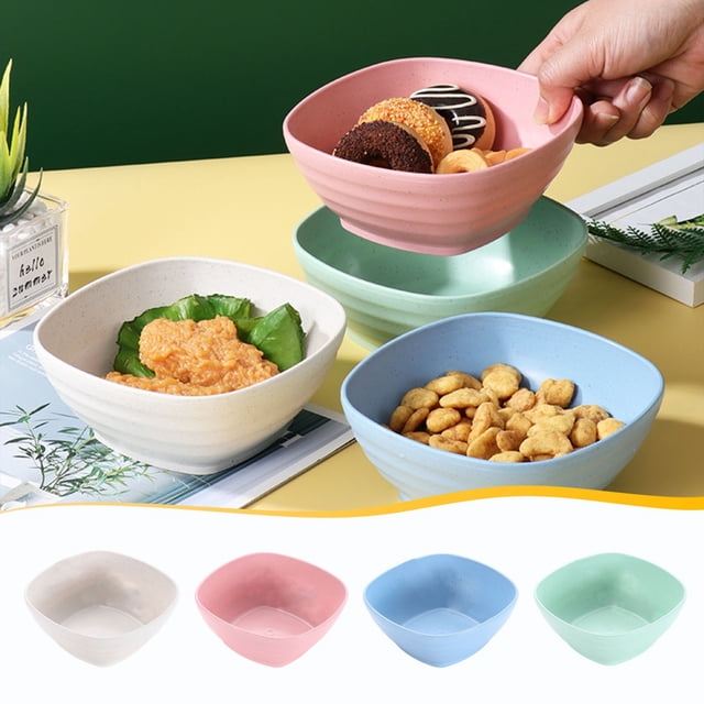 Prime Deals! Gspmoly Plastic Bowls Household Rice Bowls Dining Tables Small Bowls Prime Deals