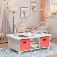 thumbnail image 3 of RiverRidge® Home 6-Cubby Storage Activity Table in White for Kids with 2-Piece Bins, 3 of 4