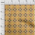 thumbnail image 1 of oneOone Coton Tissu Cambic Check & Triangle Imprimé Ikat Tissu BTY 56 Pouces de Large, 1 of 4