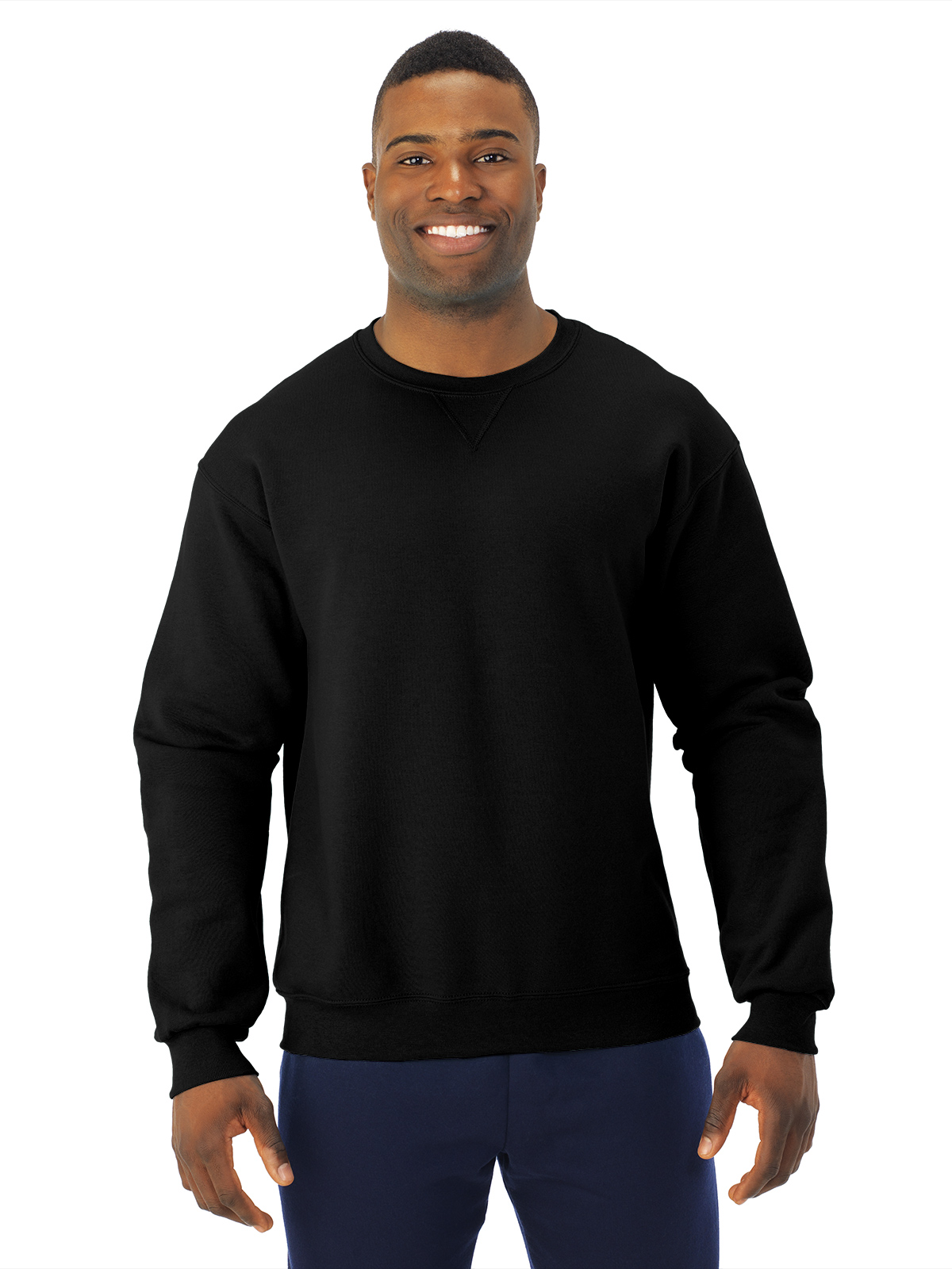 Fruit Of The Loom Adult Sofspun Sweatshirt, L, Black
