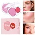 thumbnail image 1 of RKSTN Rouge Rouge Beauty & Personal Care Double Powder Blusher Mud Soft and Glutinous Feeling Facial Beautification and Brightening Powder Blusher Cream, 1 of 1