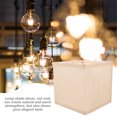 thumbnail image 3 of Shisuyan Lamp Shade For Table Lamp Beige Cloth Metal 1Pcs 7.9x7.9x7.9in, 3 of 8