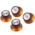 thumbnail image 1 of 4Pcs Guitar Speed Control Knobs 2 Volumes 2 Tones Knob For LP SG Electric Guitar, 1 of 11
