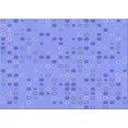 thumbnail image 1 of Ahgly Company Machine Washable Indoor Rectangle Transitional Day Sky Blue Area Rugs, 7' x 9', 1 of 7
