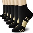 thumbnail image 1 of Bas de Compression pour Femmes et Hommes Circulation (3/6/7 Paires) 15-20 mmHg Est Idéal pour la Course Athlétique et le Cyclisme, 1 of 7