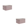 thumbnail image 1 of Maytalsory Bac de Rangement à Poignée en Corde Robuste Solution de Rangement Pratique et Fiable Rose Pâle 31*21*13 2 Ensembles, 1 of 6