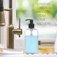 thumbnail image 4 of LNGOOR 2PCS 200ml Empty Lotion Pump Bottles Refillable Plastic Containers Clear Great for Soap Shampoo Lotions Liquid Body Soap and Massage Liquid Container for Bathroom Shampoo and Body, 4 of 8