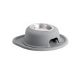 thumbnail image 1 of WeatherTech Système d'Alimentation pour Animaux de Compagnie Simple Hauteur 3 Pouces - Acier Inoxydable - Gris Foncé, 1 of 1