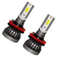 thumbnail image 2 of 1 Pair Waterproof 72W 6000K Super Bright Safe Beam LED Car Headlight Bulb Auto Head Light Bulbs Driving Light, 2 of 8